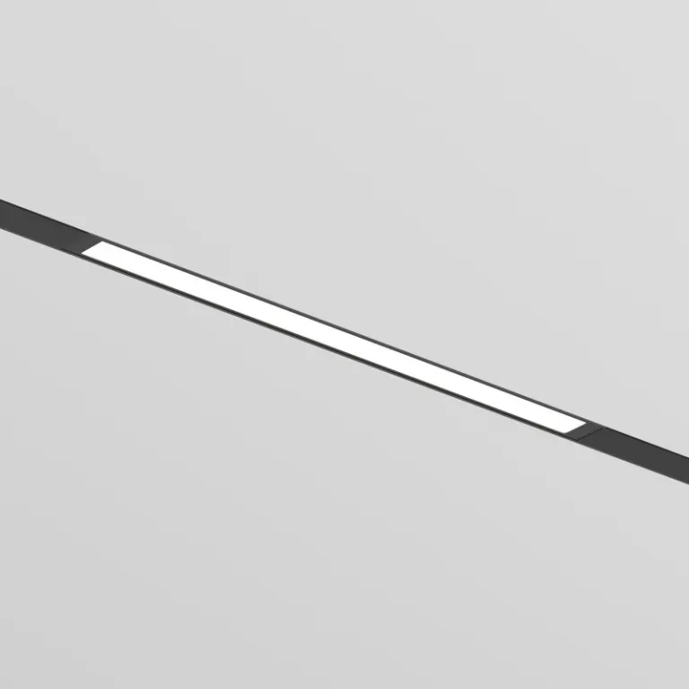 Трековый однофазный светильник Denkirs Simple Linear DK8104-BK