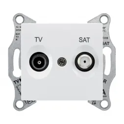Розетка TV/SAT оконечная Schneider Electric Sedna 1dB SDN3401621