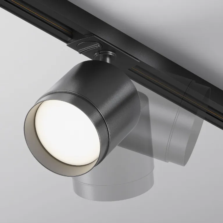 Трековый однофазный светильник Maytoni Polar TR088-1-GX53-B