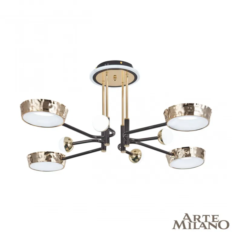 Потолочная люстра Arte Milano Ferrara 273210/8 BK/GD