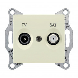 Розетка TV/SAT оконечная Schneider Electric Sedna 1dB SDN3401647