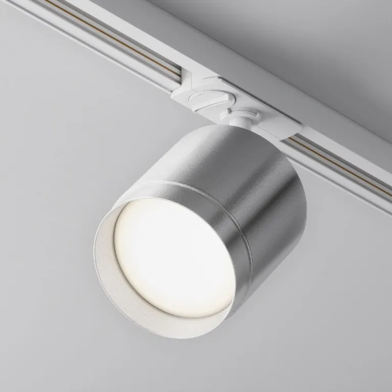 Трековый однофазный светильник Maytoni Polar TR088-1-GX53-S