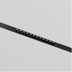 Трековый однофазный светильник Denkirs Simple Grill DK8101-BK