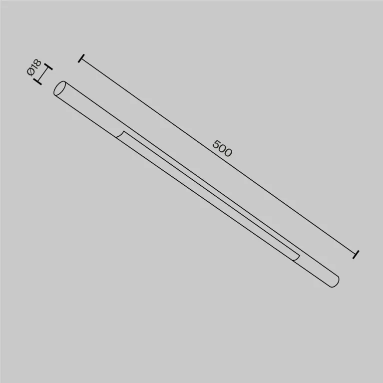 Трековый светильник Maytoni Basis C100CL-L500-12W3-6K-BS