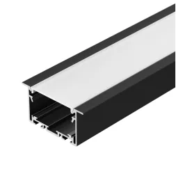 Алюминиевый профиль Arlight S2-Linia69-F-2500 Seamless Black 033534