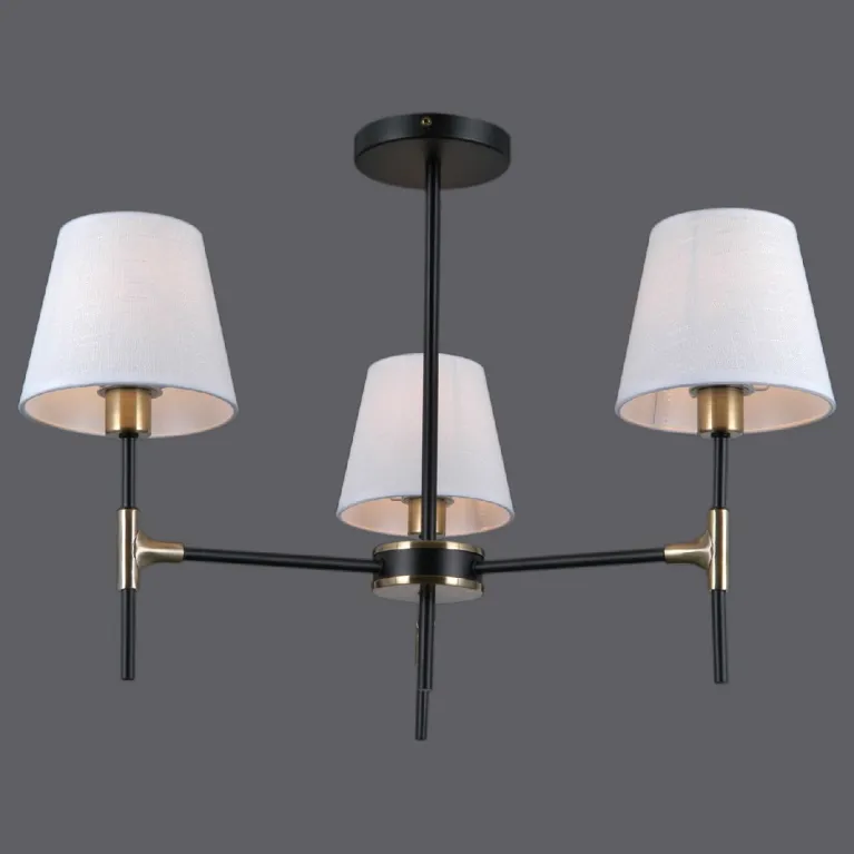 Люстра на штанге Illumico IL0185-3CSQ-24 BK AB CASTOR