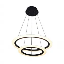 Подвесная светодиодная люстра Zumaline Flat circle L-CD-660-BL