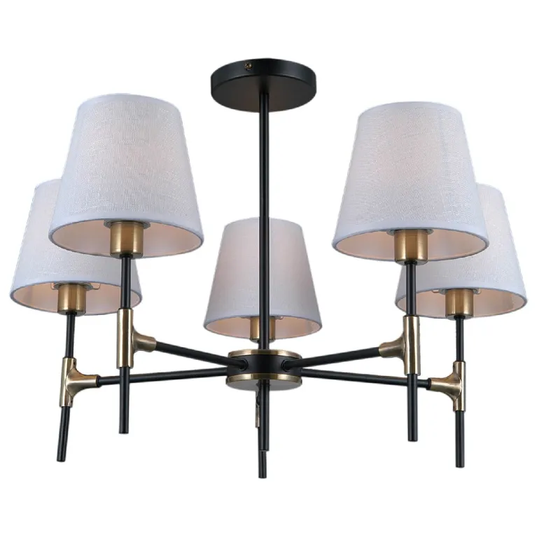 Люстра на штанге Illumico IL0185-5CSQ-24 BK AB CASTOR