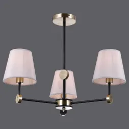 Люстра на штанге Illumico IL0394-3CSQ-24 BK AB CASTOR