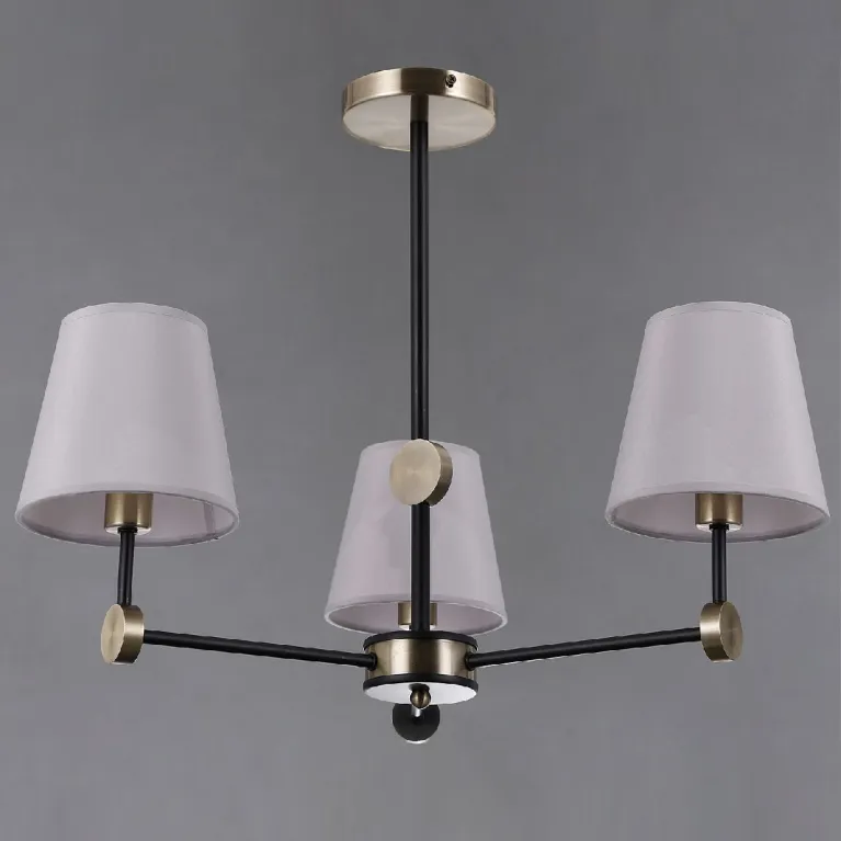 Люстра на штанге Illumico IL0394-3CSQ-24 BK AB CASTOR