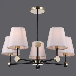 Люстра на штанге Illumico IL0394-5CSQ-24 BK AB CASTOR
