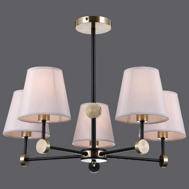 Люстра на штанге Illumico IL0394-5CSQ-24 BK AB CASTOR