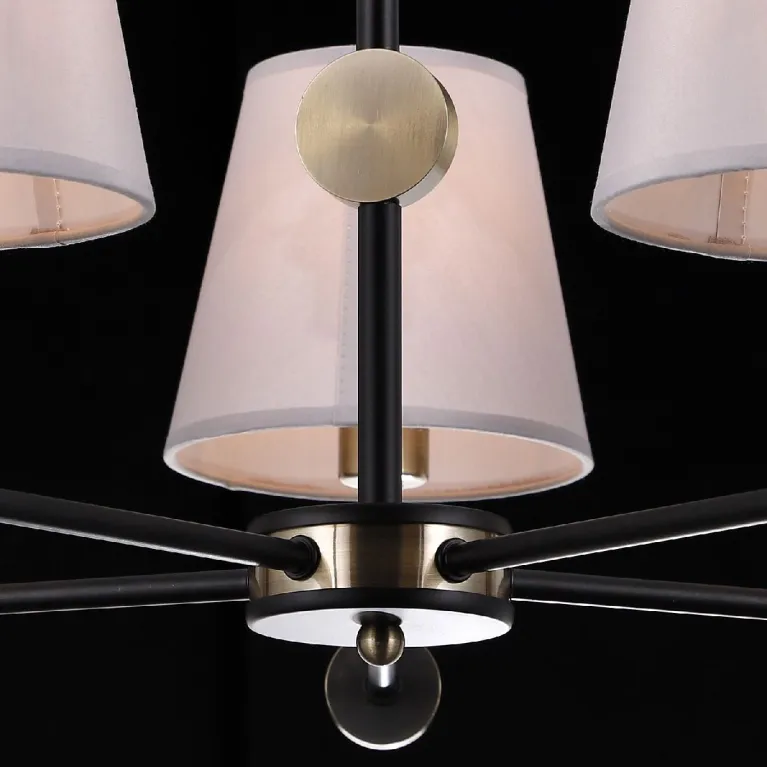 Люстра на штанге Illumico IL0394-5CSQ-24 BK AB CASTOR