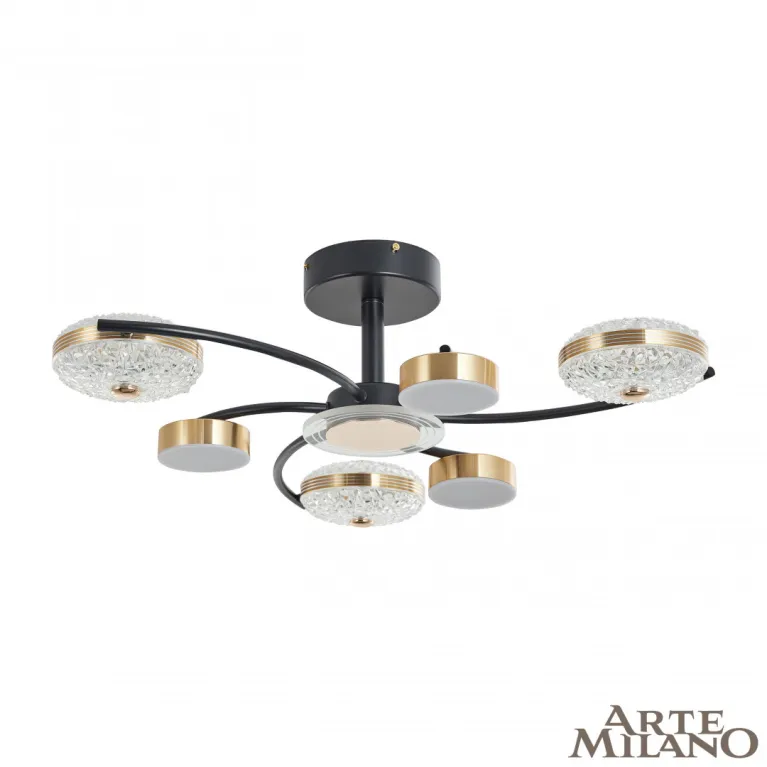 Потолочная люстра Arte Milano Ferrara 279169/3+3 BK/GD
