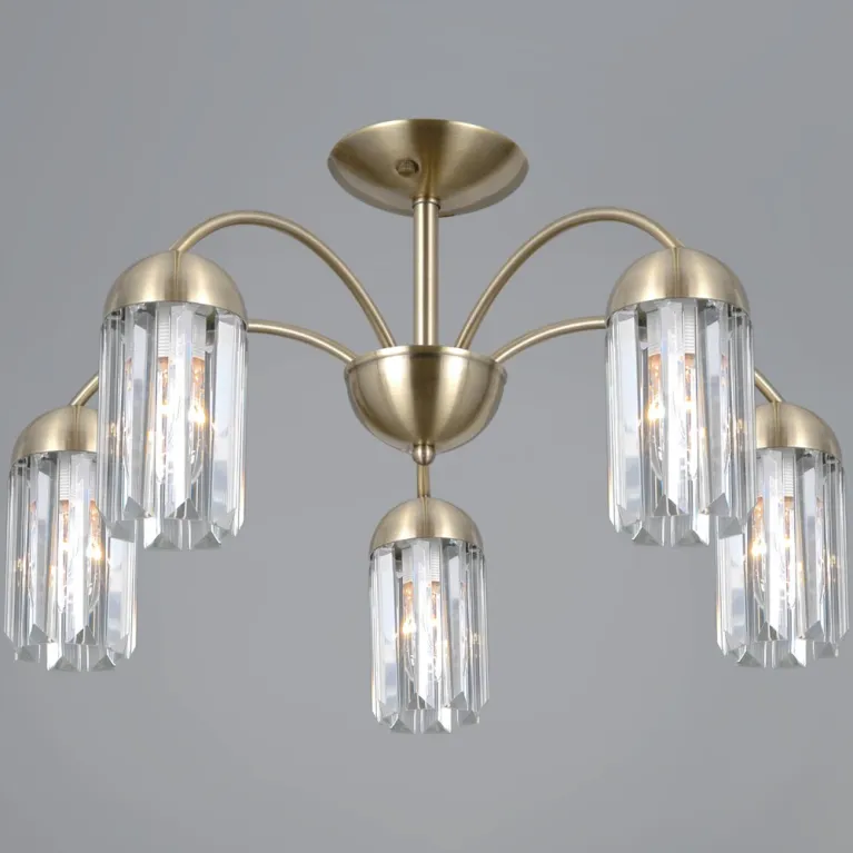 Люстра на штанге Illumico IL0599-5CSQ-24 AB LYRA