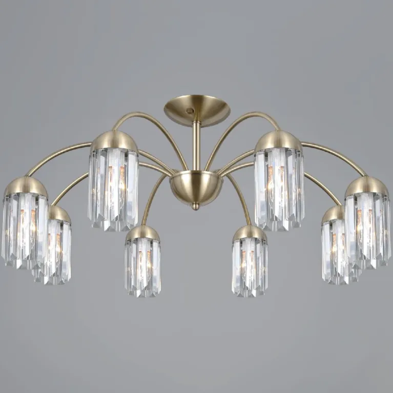 Люстра на штанге Illumico IL0599-8CSQ-24 AB LYRA