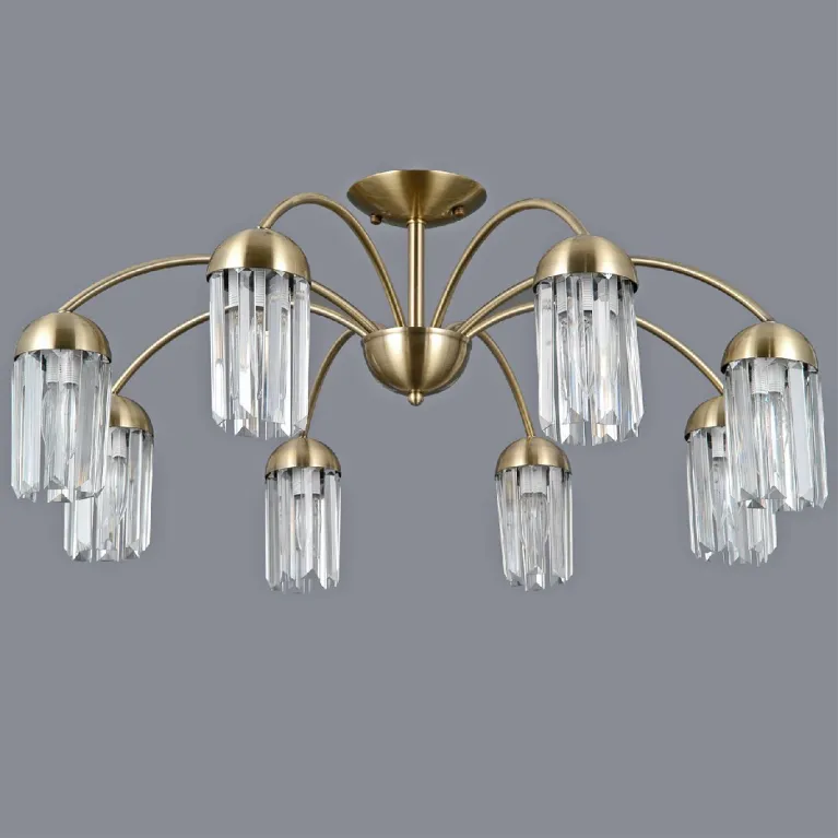 Люстра на штанге Illumico IL0599-8CSQ-24 AB LYRA