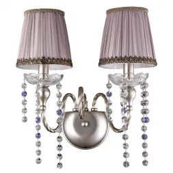 Бра Crystal Lux Alegria AP2 Silver-Brown