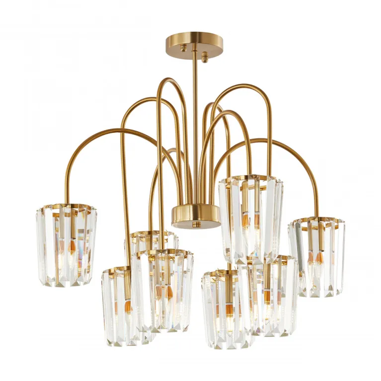 Люстра на штанге Arte Milano AM 2328B.D800.H700.E14.12 G