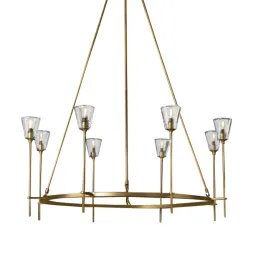 Подвесная люстра Delight Collection Torche De Verre 8614P/8 gold