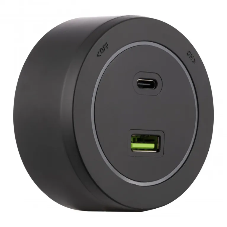 Трековая розетка Arte Milano Am-track-sockets-39 399731TS/USB-Type-C Black
