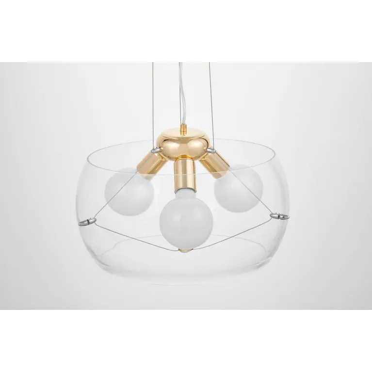 Подвесная люстра Lumina Deco Globo LDP 6018-400 PR+F.GD