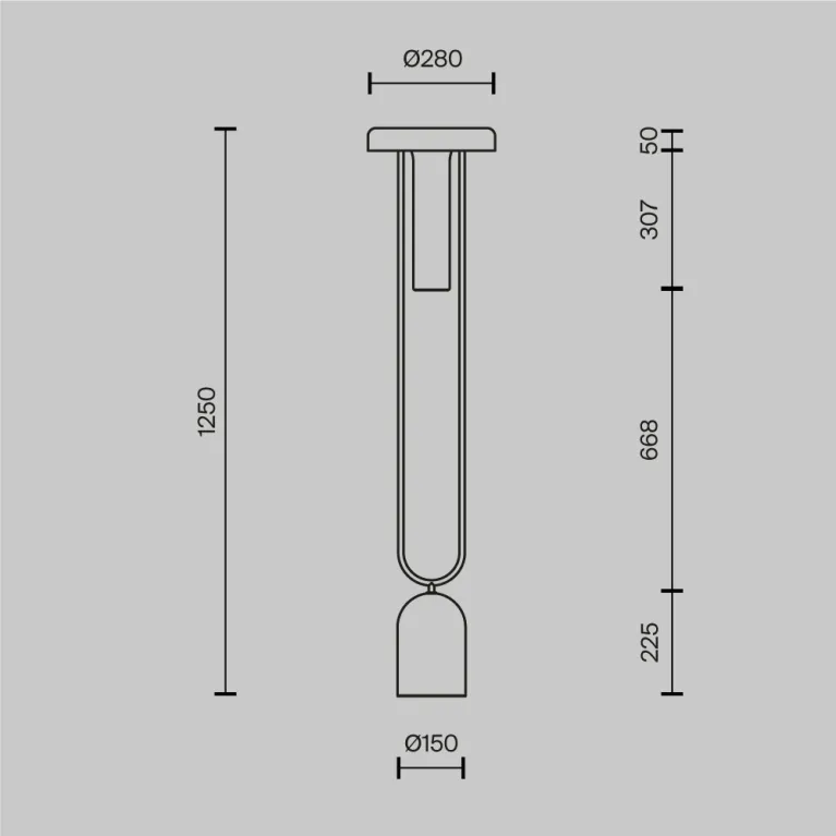 Торшер Maytoni Ikebana MOD463FL-L24BS3K