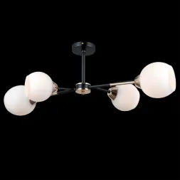 Люстра на штанге Illumico IL0715-4CSQ-24 BK GD LIBRA