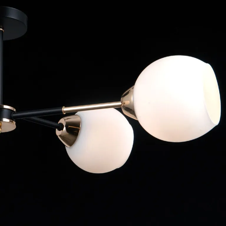 Люстра на штанге Illumico IL0715-4CSQ-24 BK GD LIBRA