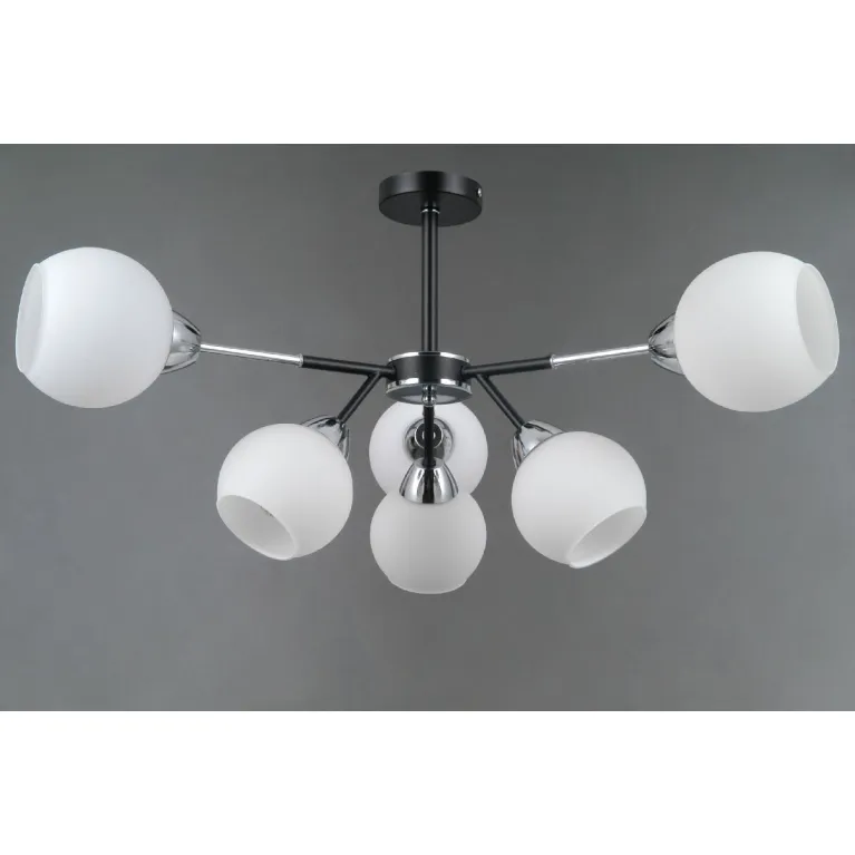 Люстра на штанге Illumico IL0715-6CSQ-24 BK CR LIBRA