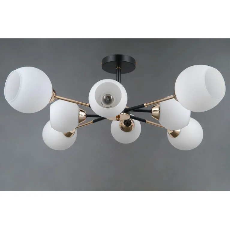 Люстра на штанге Illumico IL0715-8CSQ-24 BK GD LIBRA
