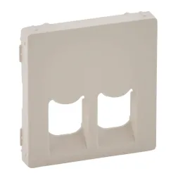 Лицевая панель Legrand Valena Life розетки телефонной RJ-11/Ethernet RJ-45 слоновая кость 755421