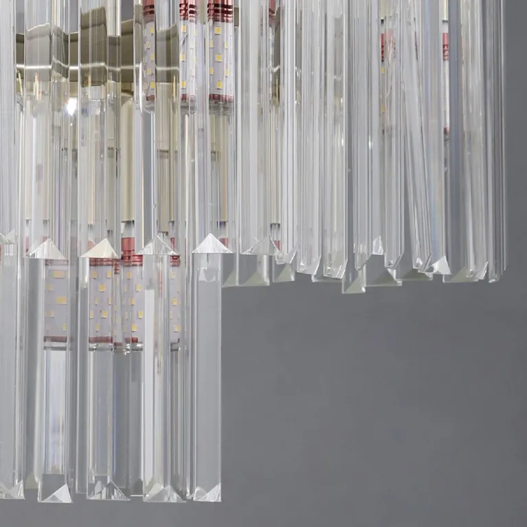 Подвесная люстра Illumico IL3357-6+3PSQ-24 GD LYRA