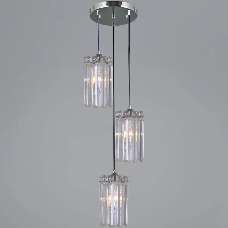 Подвесная люстра Illumico IL3562-3PSQ-24 CR LYRA