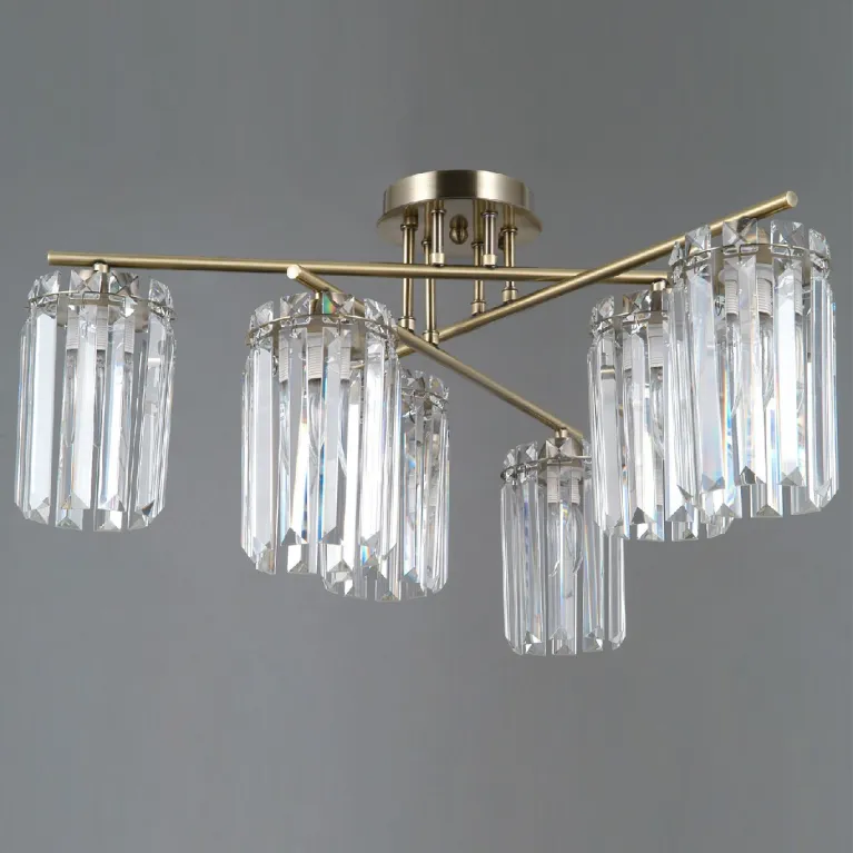 Потолочная люстра Illumico IL3566-6CSQ-24 AB LYRA