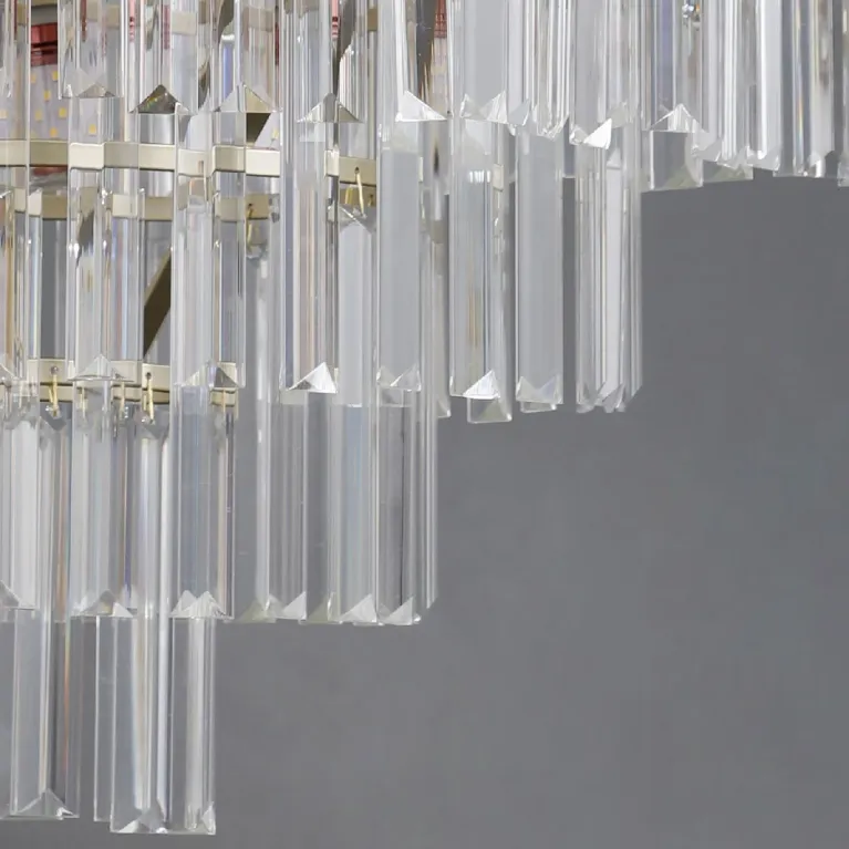 Подвесная люстра Illumico IL3575-6+3PSQ-24 GD LYRA