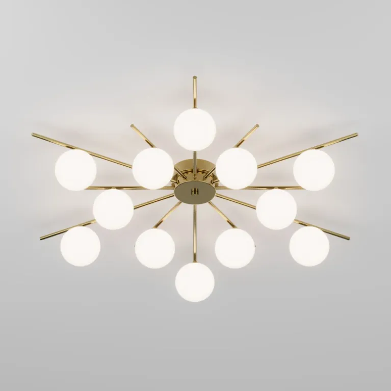 Потолочная люстра Eurosvet Sabina 302001/12 латунь Smart a072017