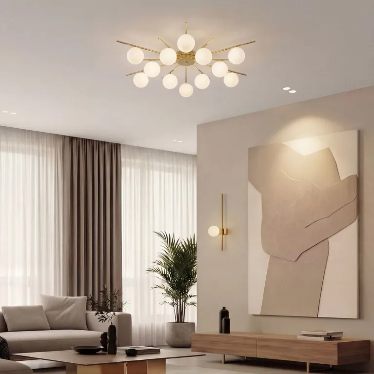 Потолочная люстра Eurosvet Sabina 302001/12 латунь Smart a072017