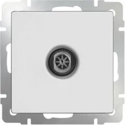 ТВ-розетка оконечная белая WL01-TV 4690389045677
