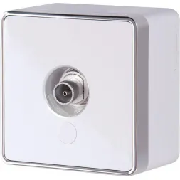 ТВ-розетка оконечная Gallant белая WL15-21-01 4690389102110