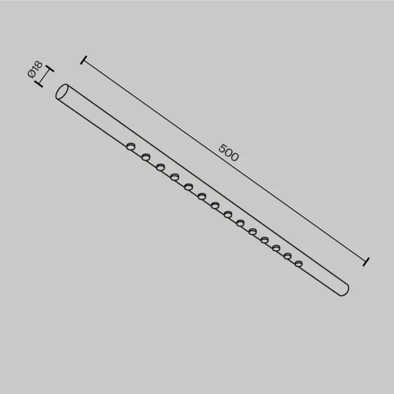Трековый светильник Maytoni Points C101CL-L500-12W3-6K-BS