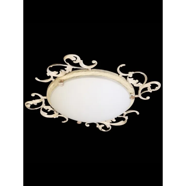 Потолочная люстра Natali Kovaltseva VINTAGE 11366/3C WHITE GOLD