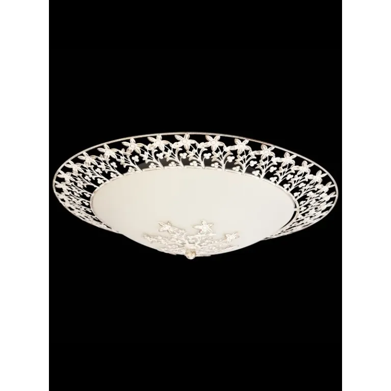 Потолочная люстра Natali Kovaltseva VENICE 11373/4C WHITE GOLD