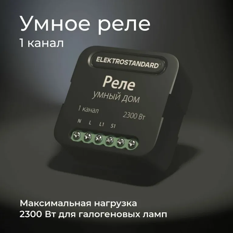 Умное одноканальное реле Elektrostandard 4690389185069 a059324