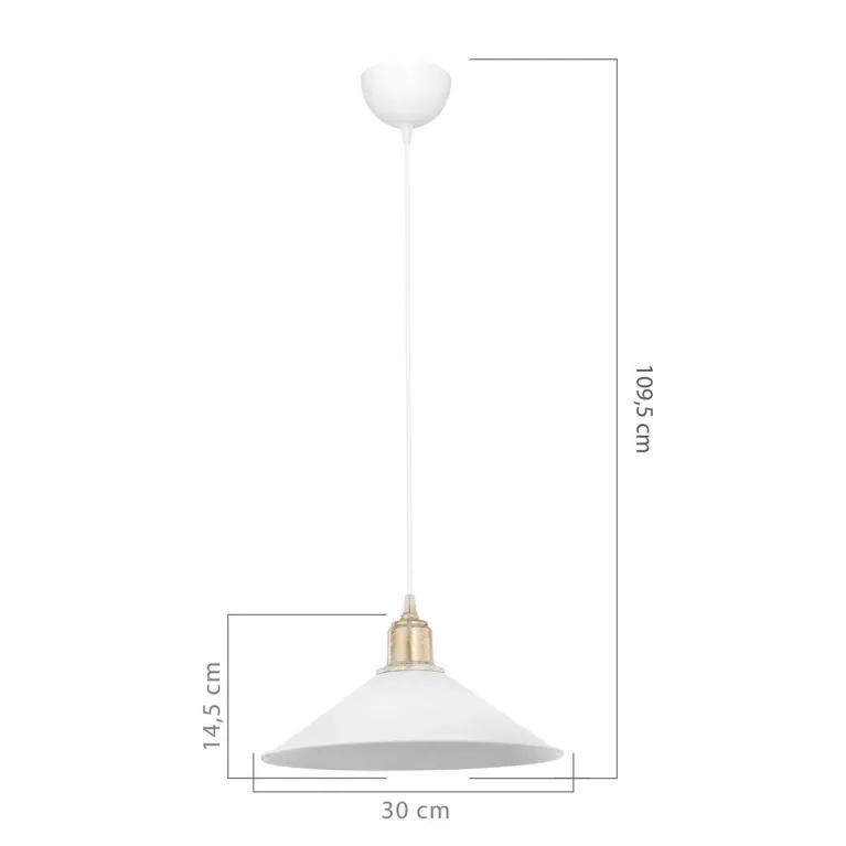 Подвесной светильник Toplight Delilah TL1606H-01WH