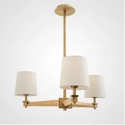 Люстра на штанге ImperiumLoft Stavra Jorgenson White/Light Wood 203578-26