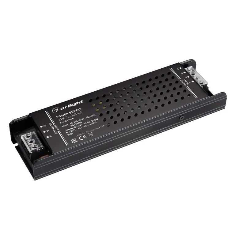 Блок питания Arlight ATS-24-300-LS (24V, 12.5A, 300W) 049066