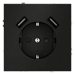 Розетка с USB, А+А Voltum S70 VLS040408