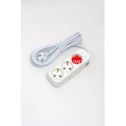 Удлинитель с/з 3вх с защитными шторками ELBI Myra 527-010203-321