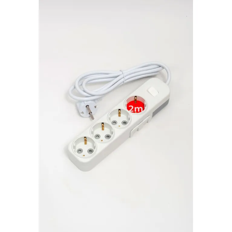 Удлинитель с/з 4вх с защитными шторками с включателем ELBI Myra 527-010202-412